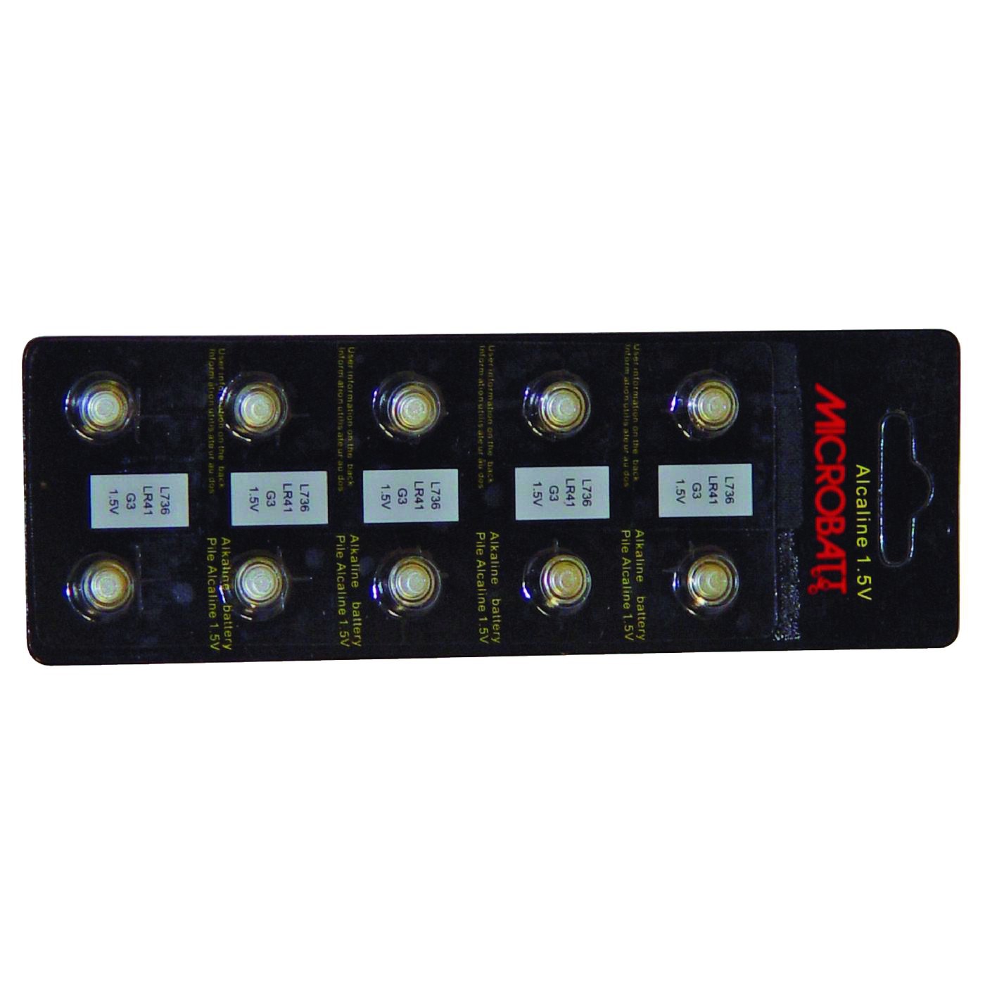 Piles bouton LR41 (lot de 10) - Technologie Services