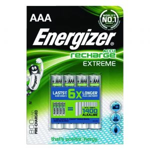 Accumulateur Energizer RC03 - 1,2 V (lot de 4)