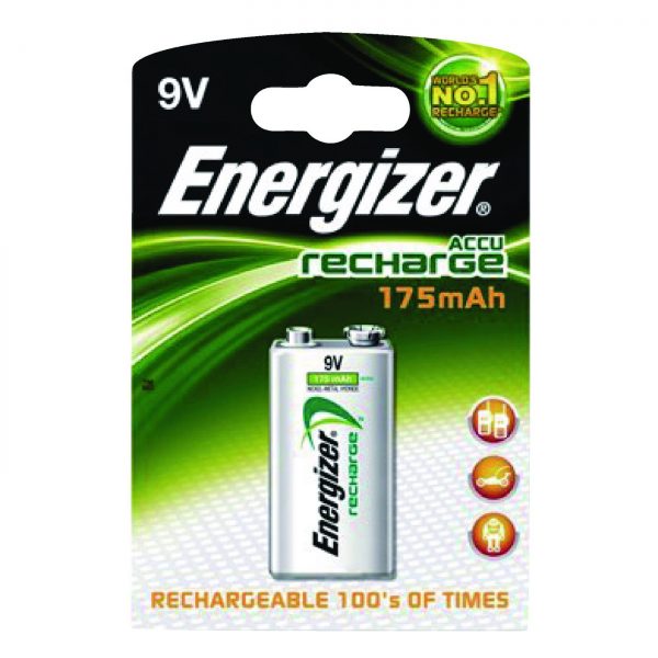 Accumulateur Energizer RC22 - 9 V (à l'unité)